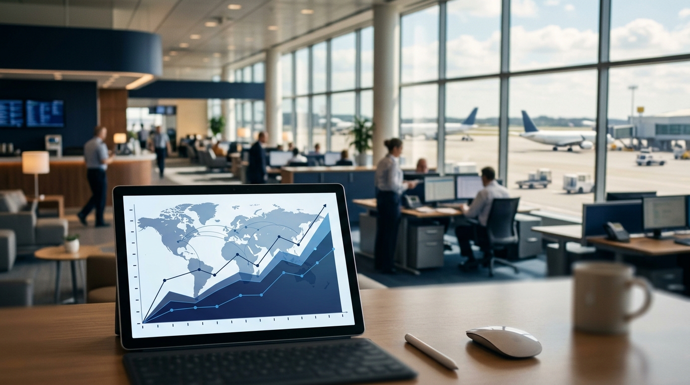 Aviation SEO case study -- zero to 559 clicks across 4 markets, Kozan Digital Agency