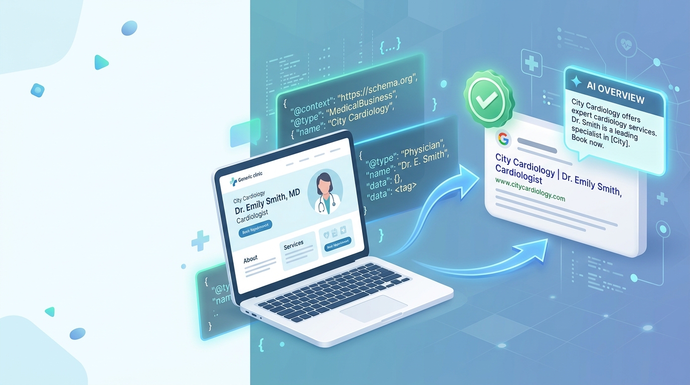 Schema Markup for Medical Practices -- complete guide by Kozan Digital Agency